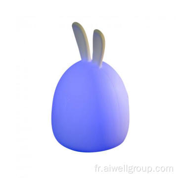 Nouveau style mignon 7 couleurs Silicone USB lampe